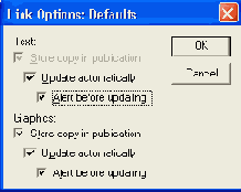   Global Link Options